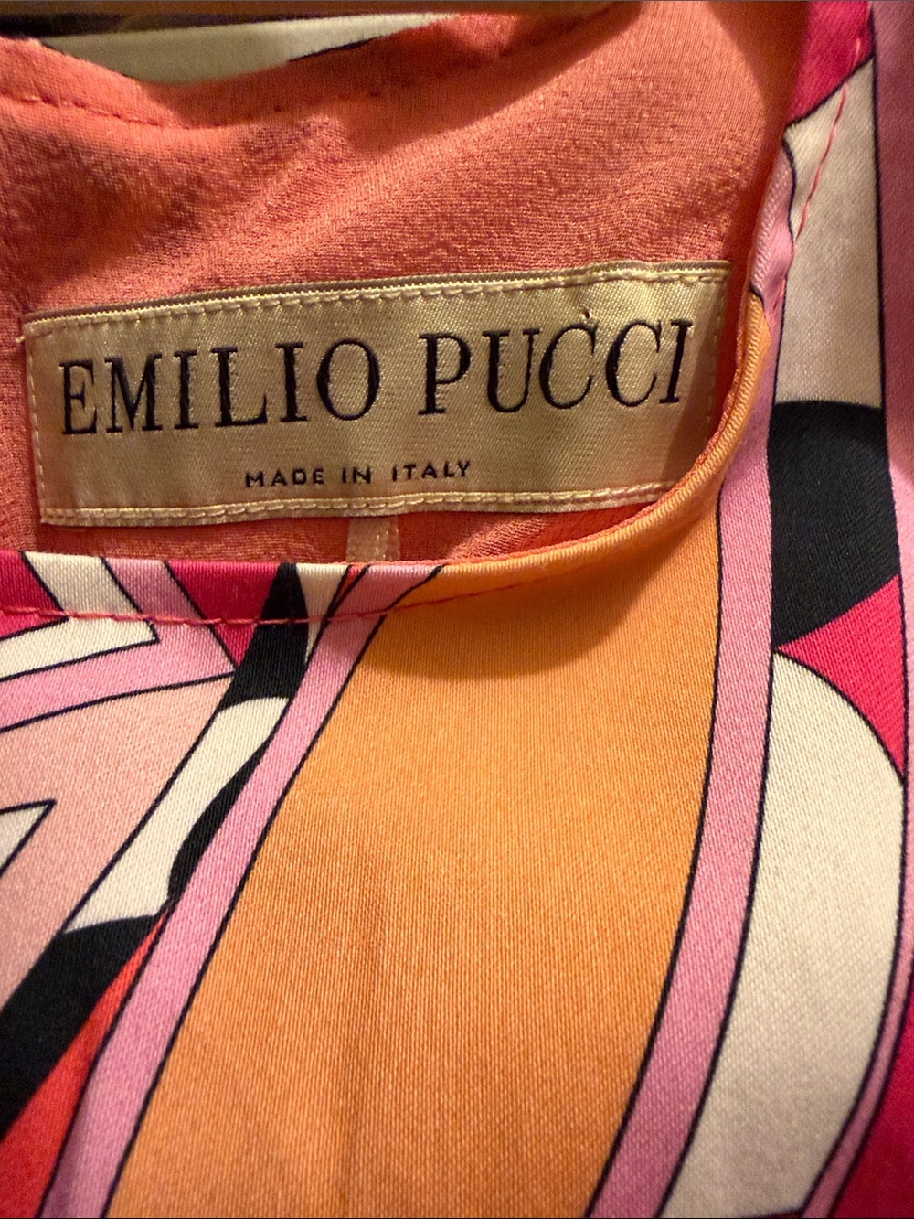 Emilio Pucci Printed Cotton Stretch Sheath Dress - Picture 3 of 3